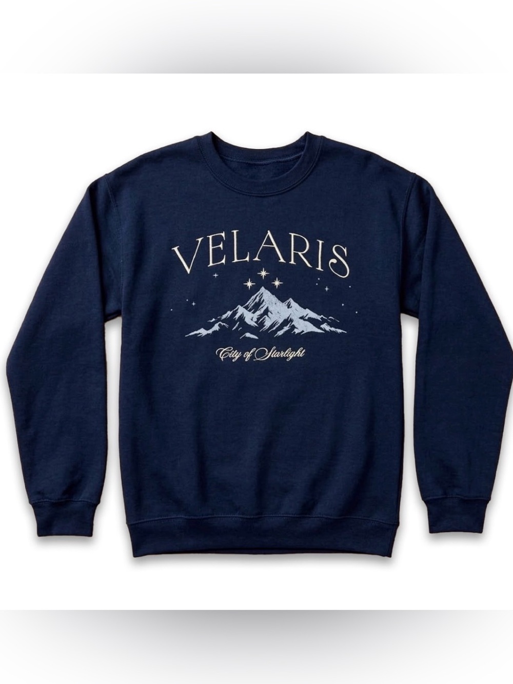 Aris Navy Graphic Crewneck Sweatshirt